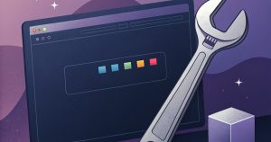 Fenêtre de ligne de commande et clé à molette, illustration d'OpenCode